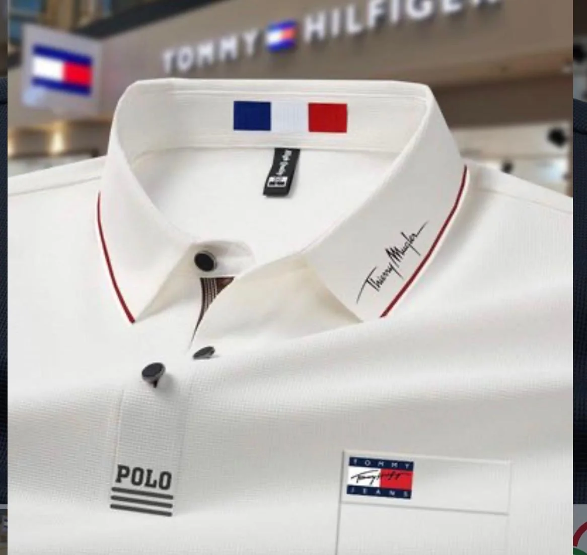 NY Polo Phap White T-shirt