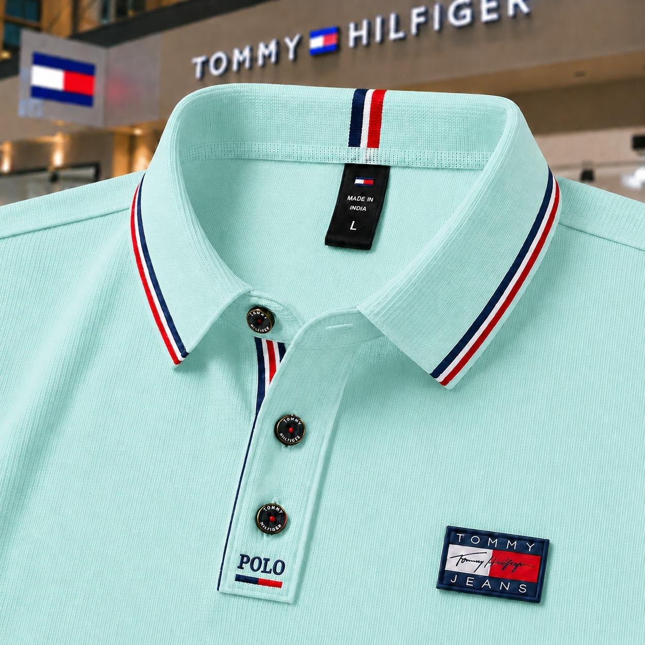 TOMMY-GREEN.jpeg TY-POLO - Image 1